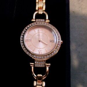 Relic by Fossil Gold Toned 7 1/2" Watch